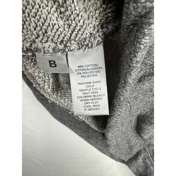 Loft Zipper Detail Long Sleeve Tunic size Small  Gray - Picture 3 of 8